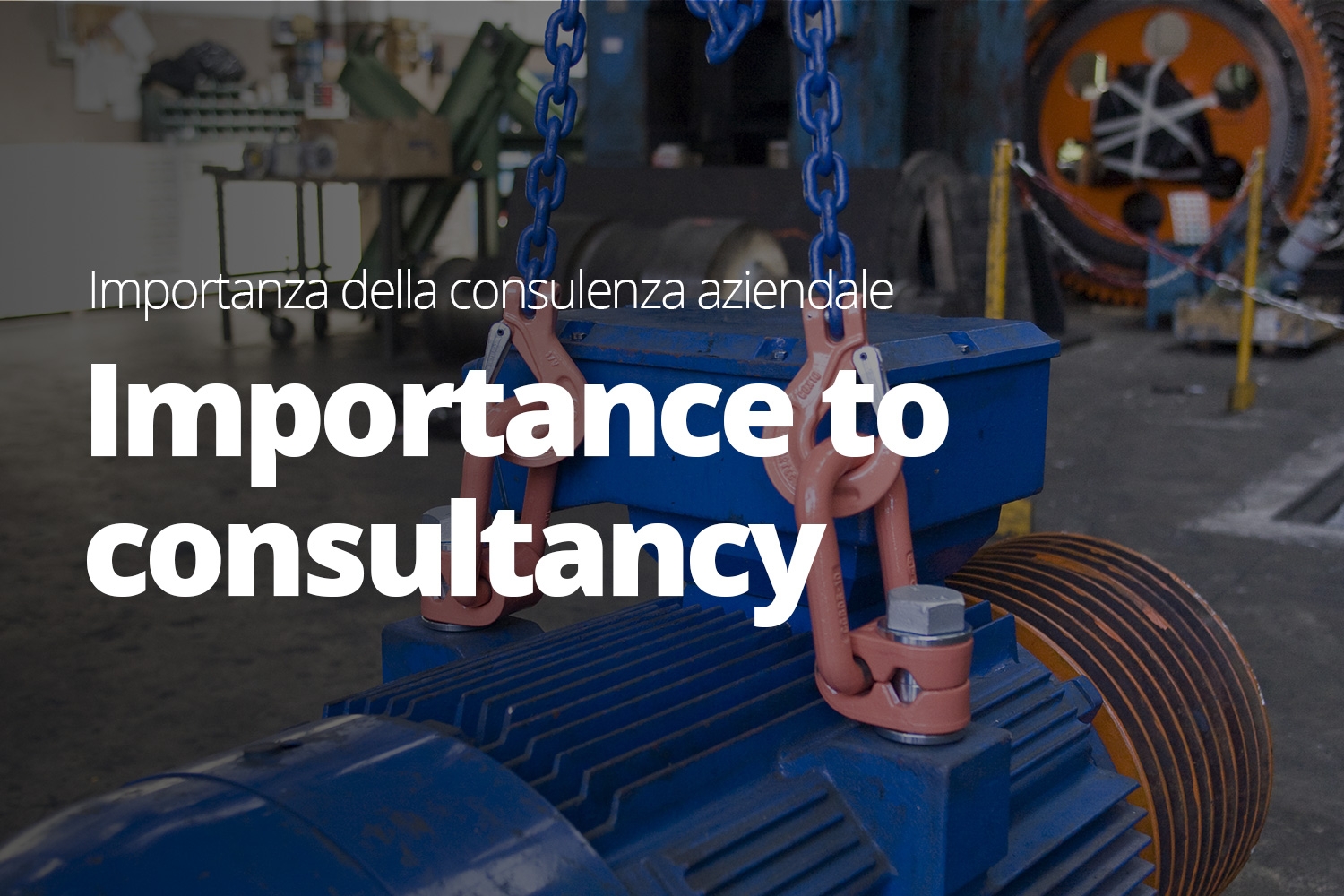 Consultancy on the use of lifting equipment